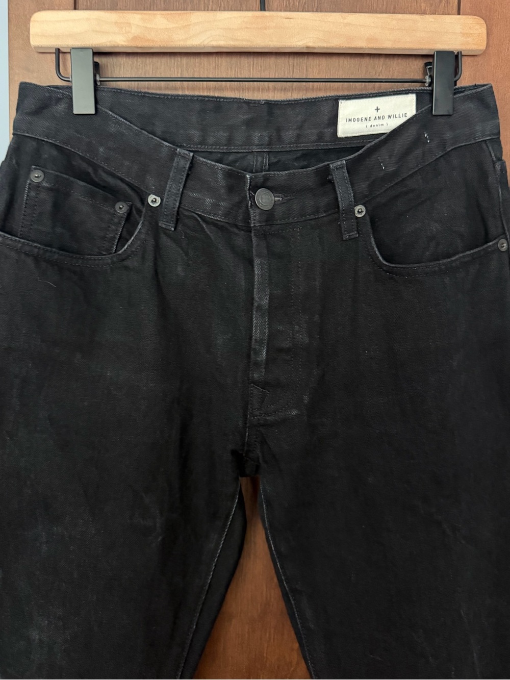 Imogene + Willie Denim Charlie in Black Rigid